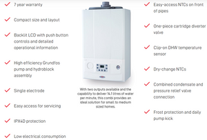 Alpha Evoke Boiler (28kw-supplied and fitted)