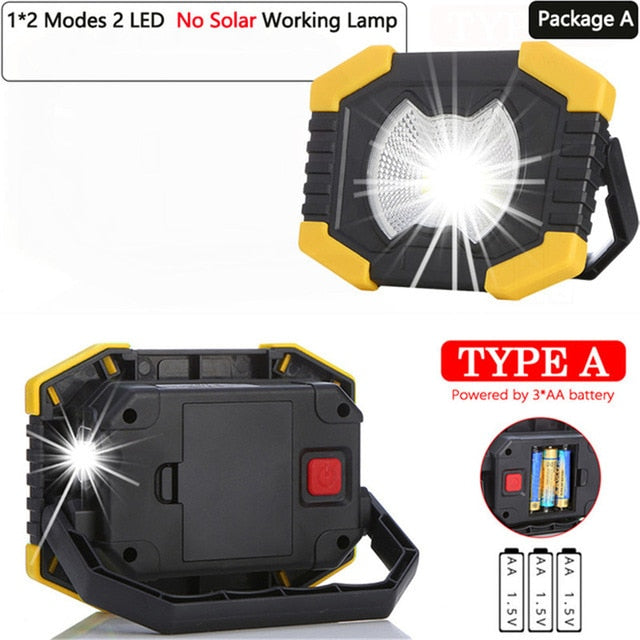 100W Solar Energy Spotlight