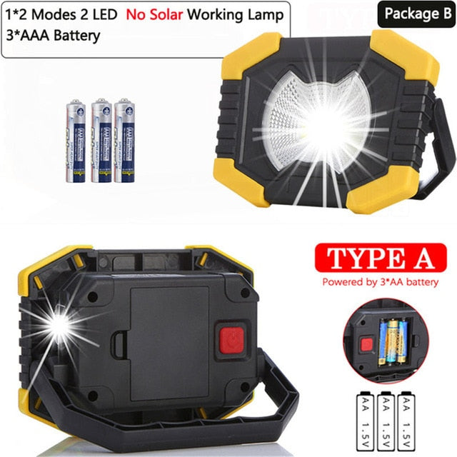 100W Solar Energy Spotlight