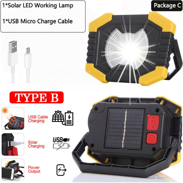 100W Solar Energy Spotlight